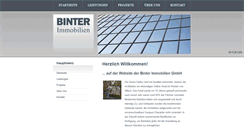 Desktop Screenshot of binter-immobilien.at